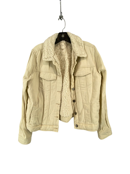 Jacket Faux Fur & Sherpa By Harper In Ivory, Size: M