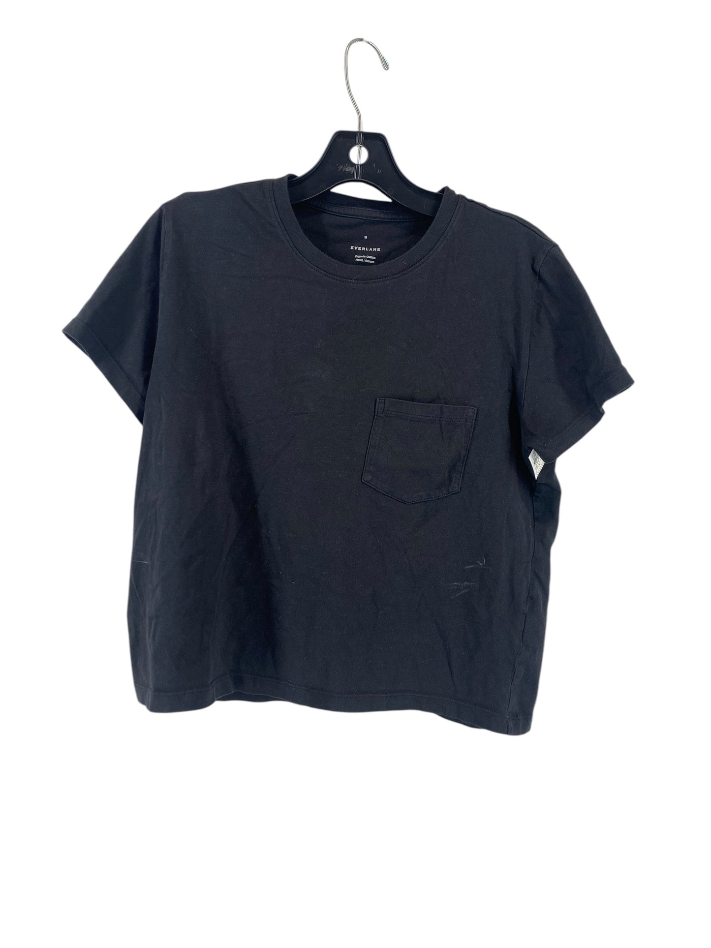 Top Short Sleeve By Everlane In Black, Size: M