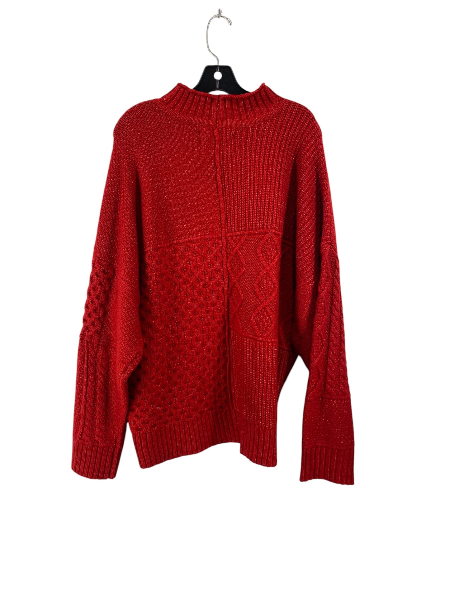 Sweater By American Eagle In Red, Size: Xl