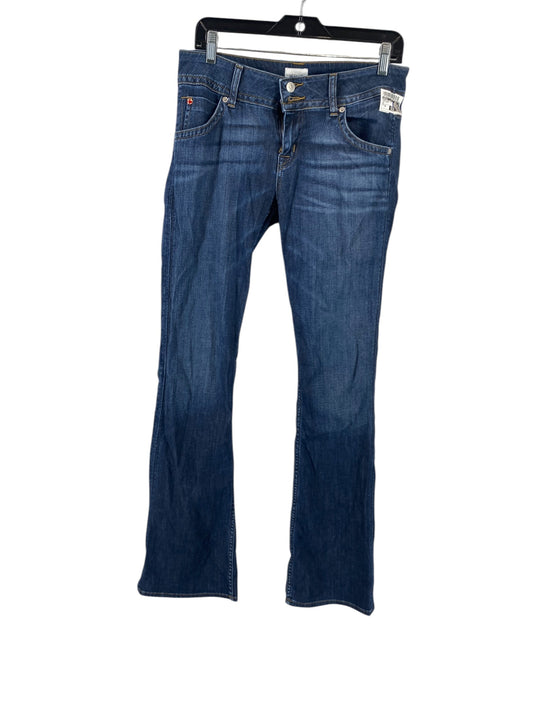 Jeans Boot Cut By Hudson In Blue Denim, Size: 28