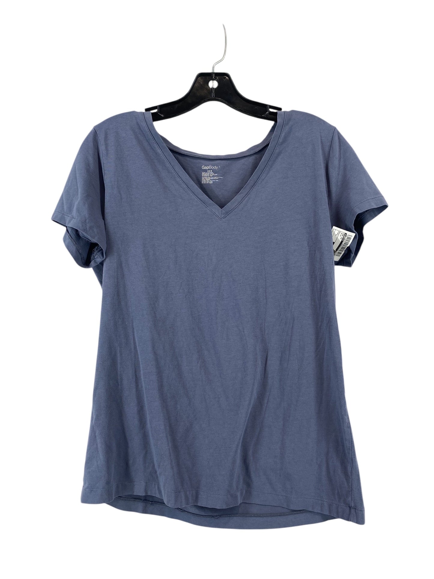 Top Short Sleeve By Gapfit In Blue, Size: L