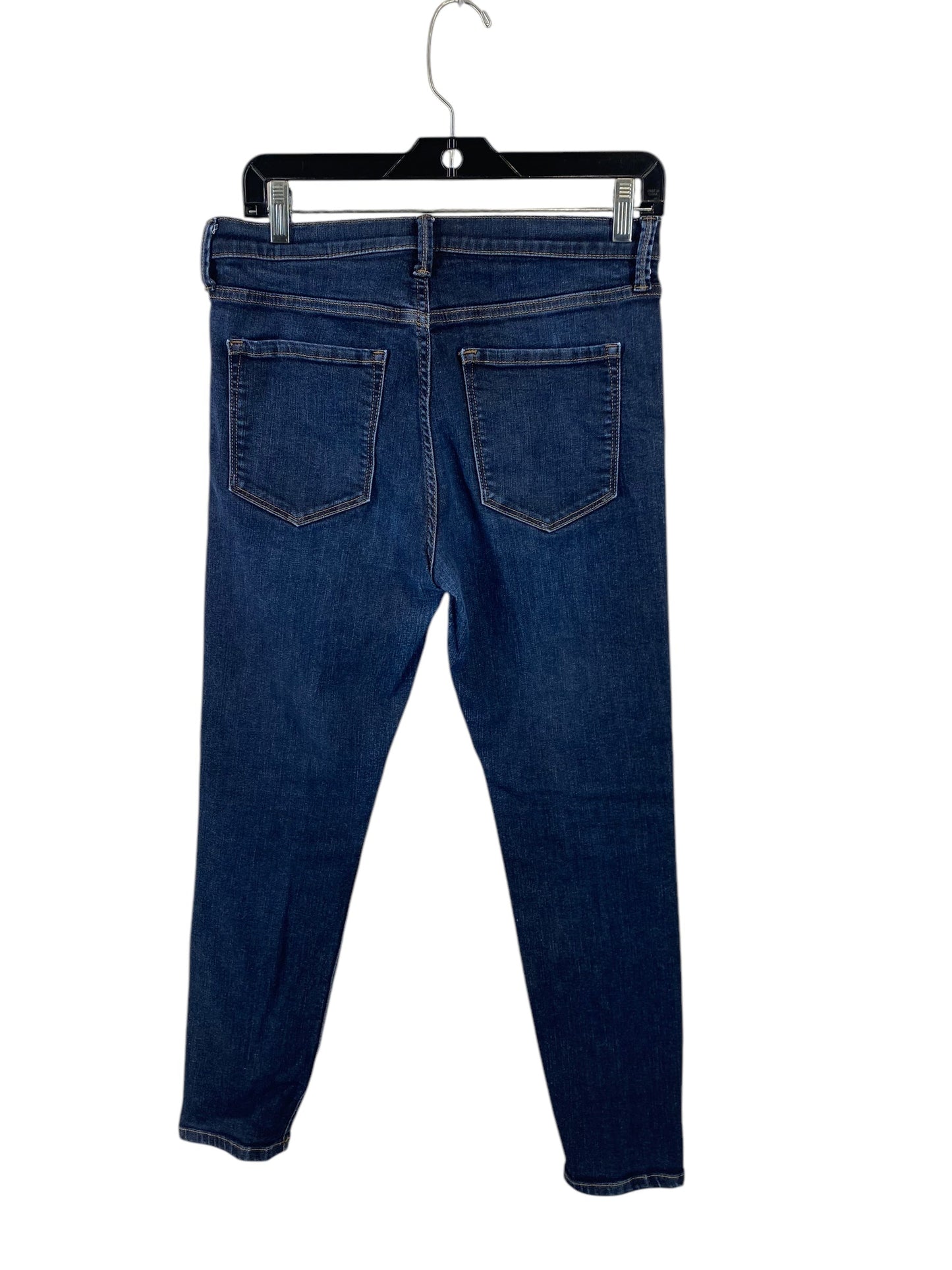 Jeans Skinny By Banana Republic In Blue Denim, Size: 6