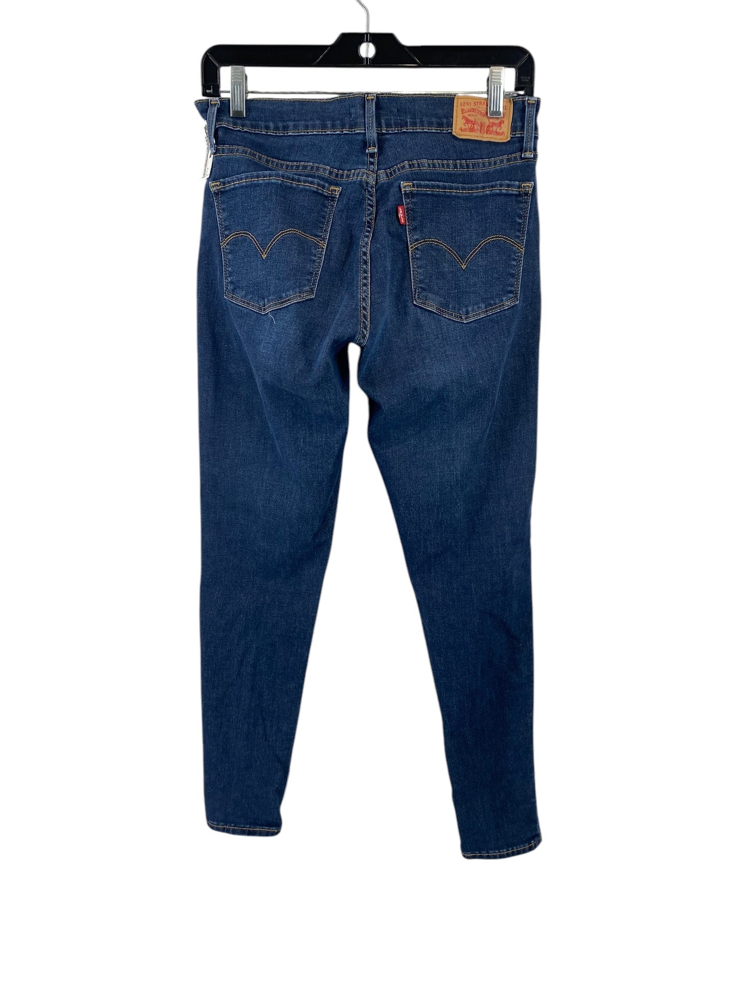 Jeans Skinny By Levis In Blue Denim, Size: 6