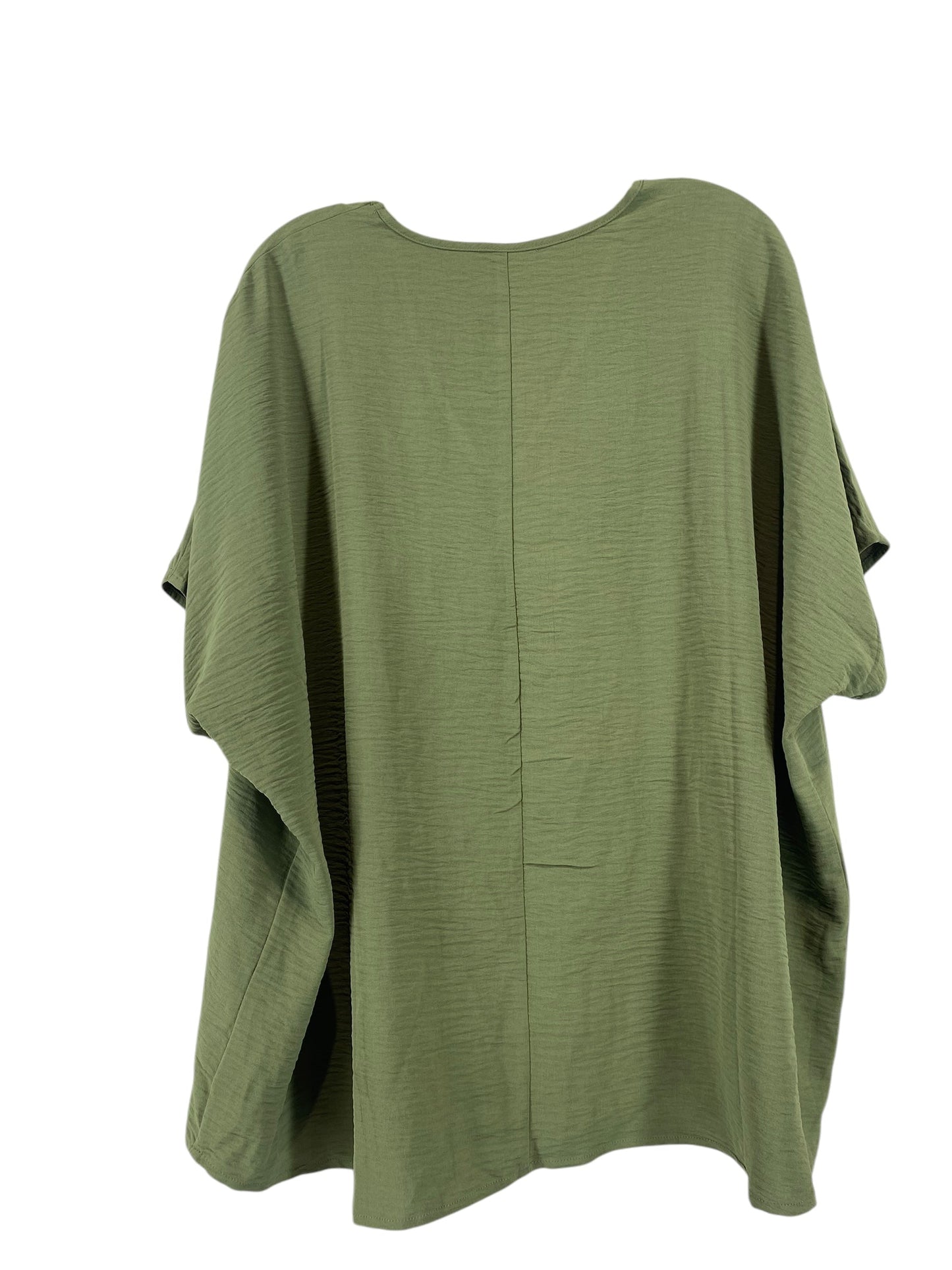 Top Short Sleeve By Zenana Outfitters In Green, Size: M