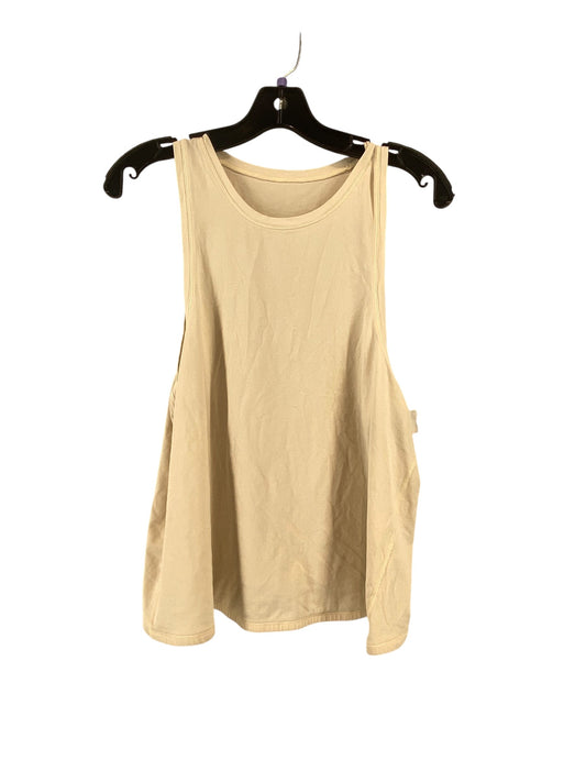 Athletic Tank Top By Lululemon In Cream, Size: 10