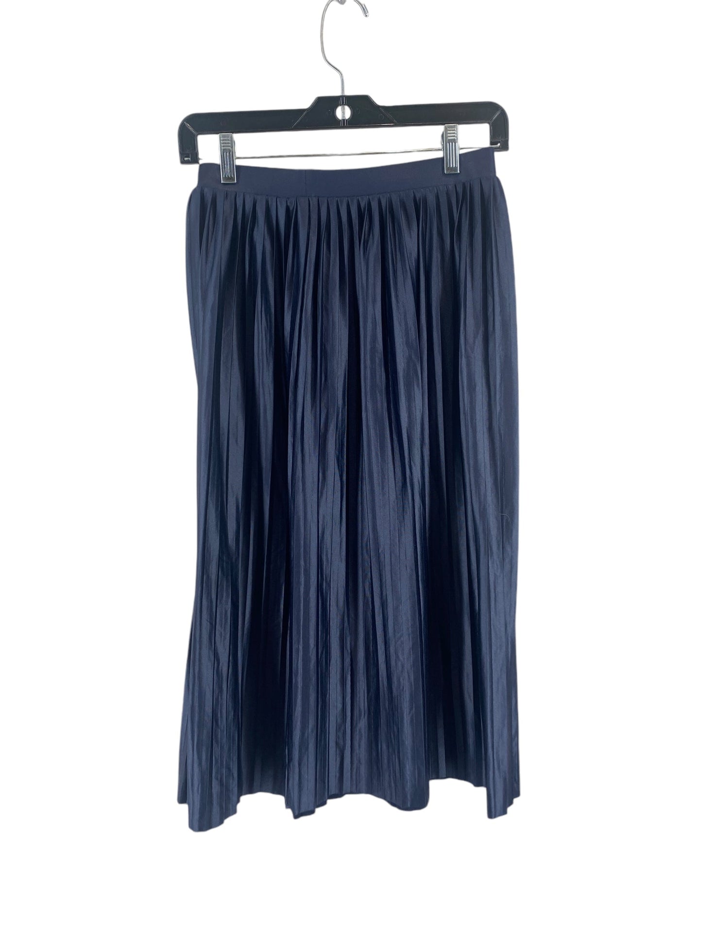 Skirt Midi By Top Shop In Navy, Size: 2