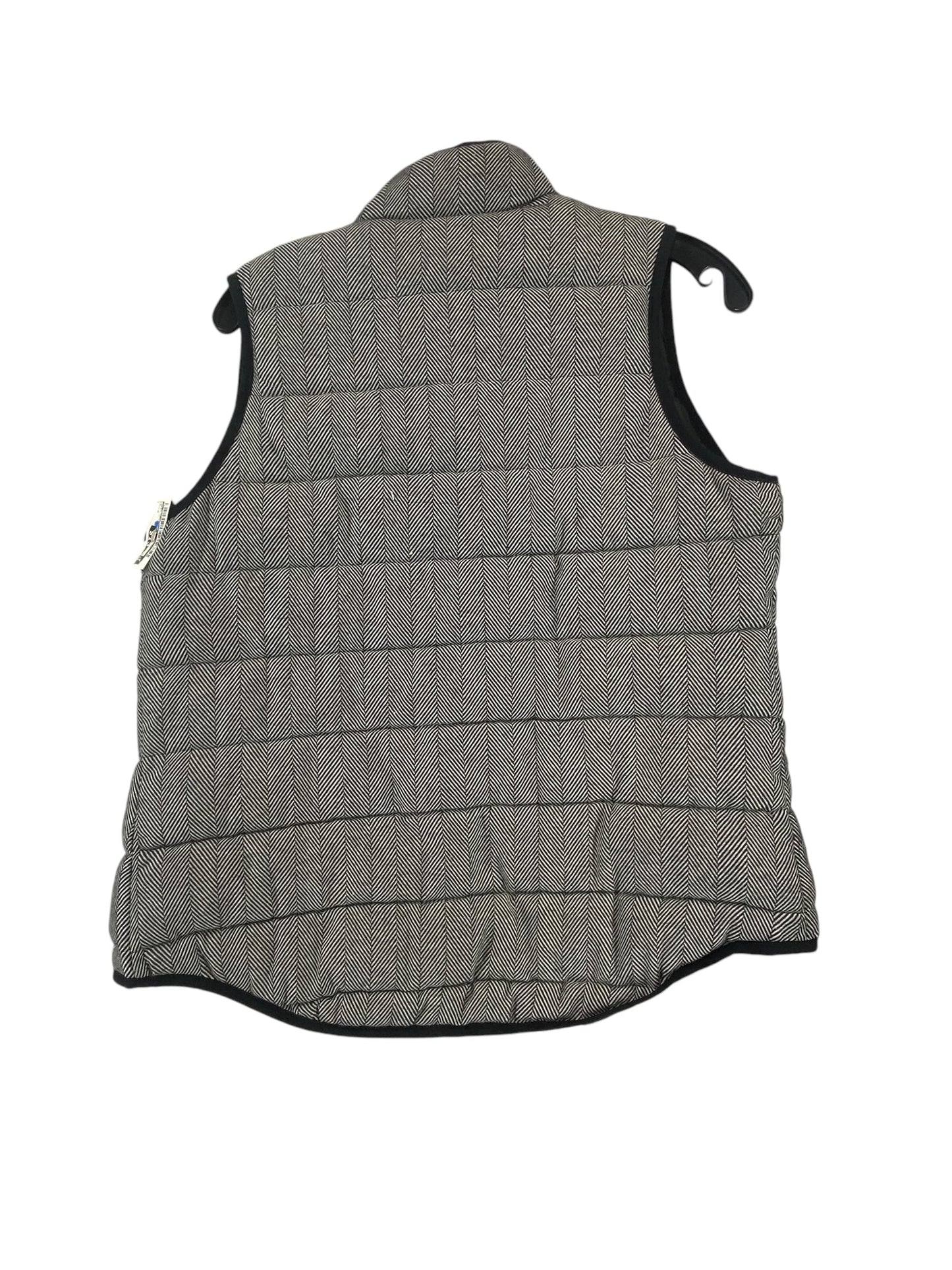 Vest Puffer & Quilted By A New Day In Black & White, Size: M