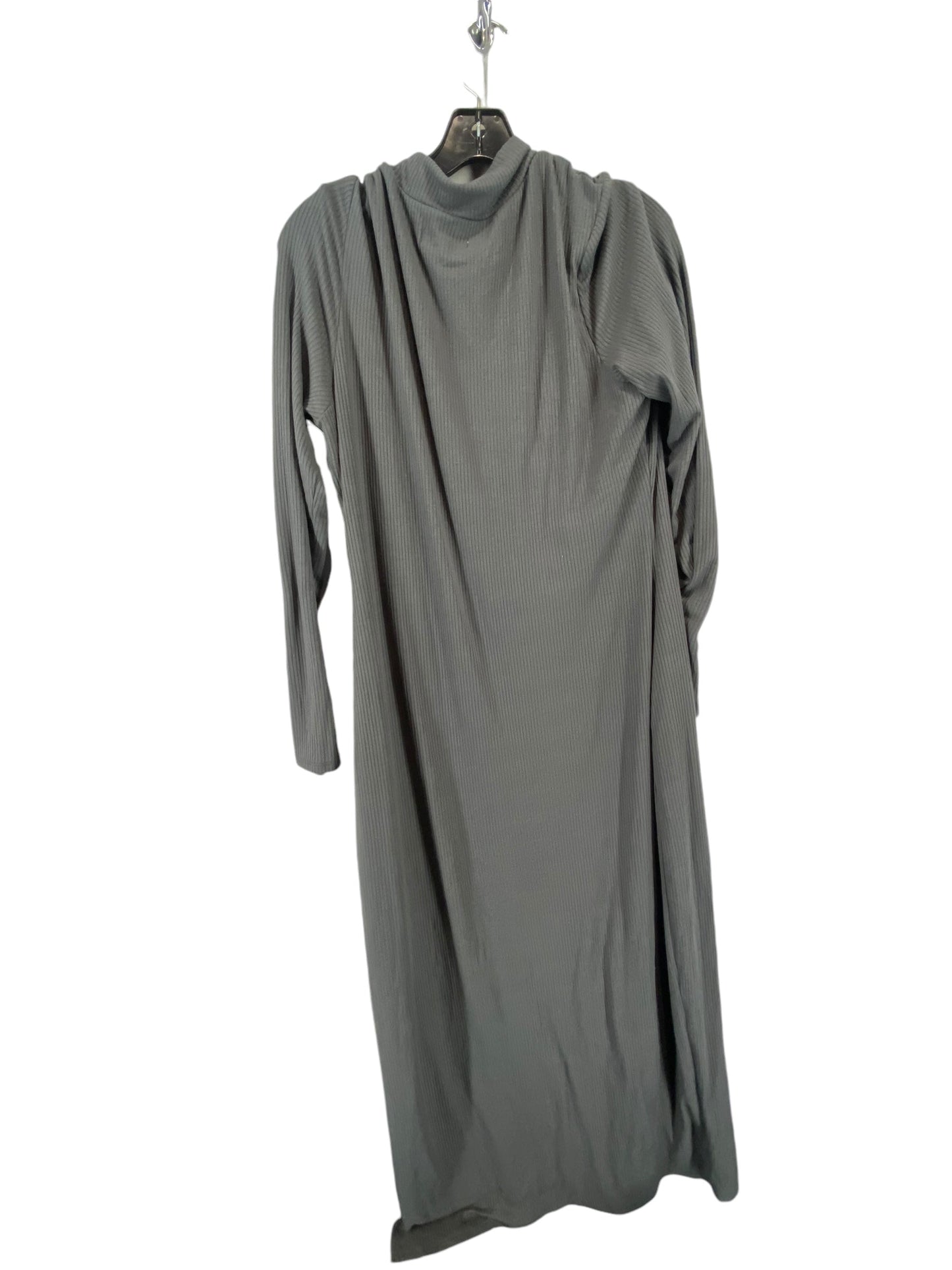 Dress Casual Maxi By Clothes Mentor In Grey, Size: Xl