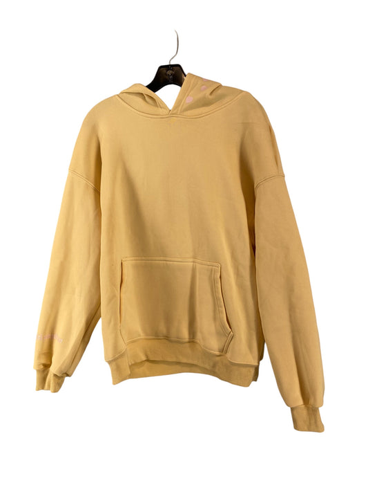 Sweatshirt Hoodie By Clothes Mentor In Yellow, Size: L