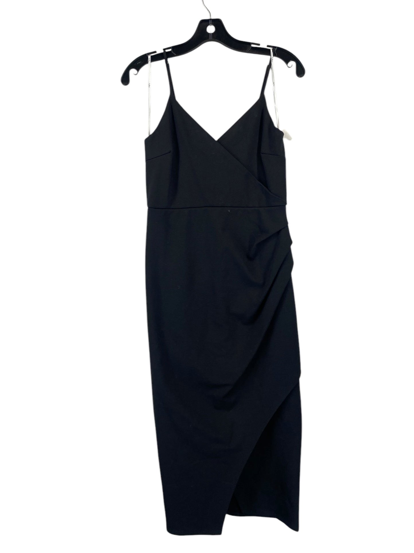 Dress Party Midi By Lulus In Black, Size: M