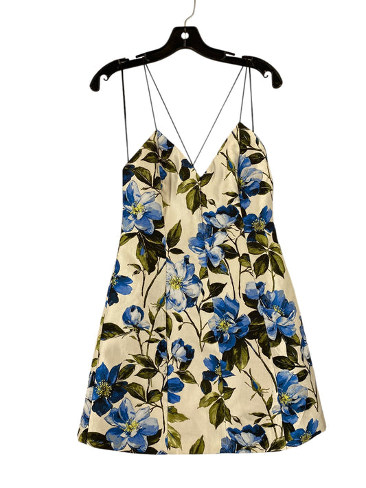 Dress Party Short By Alice + Olivia In Floral Print, Size: 6