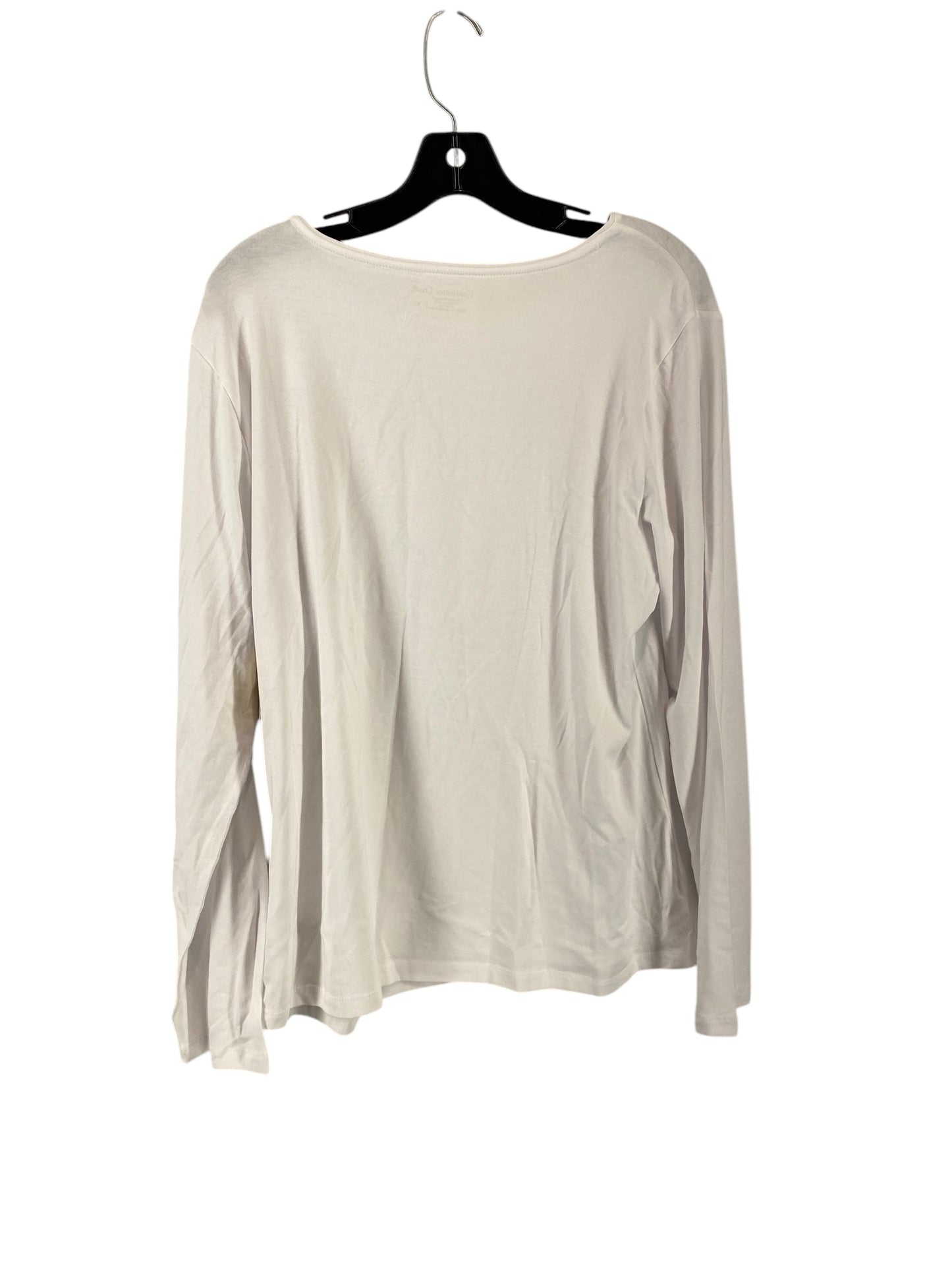 Top Long Sleeve By Coldwater Creek In White, Size: Xl