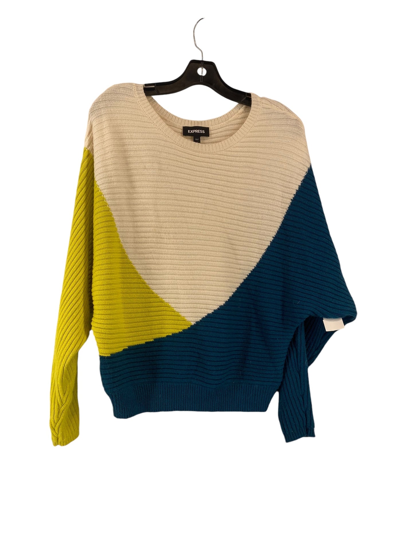 Sweater By Express In Multi-colored, Size: Xs