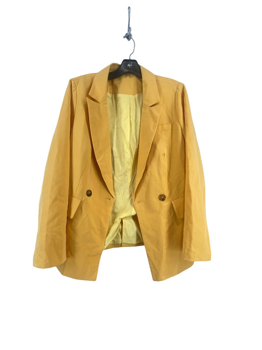 Blazer By Clothes Mentor In Yellow, Size: S