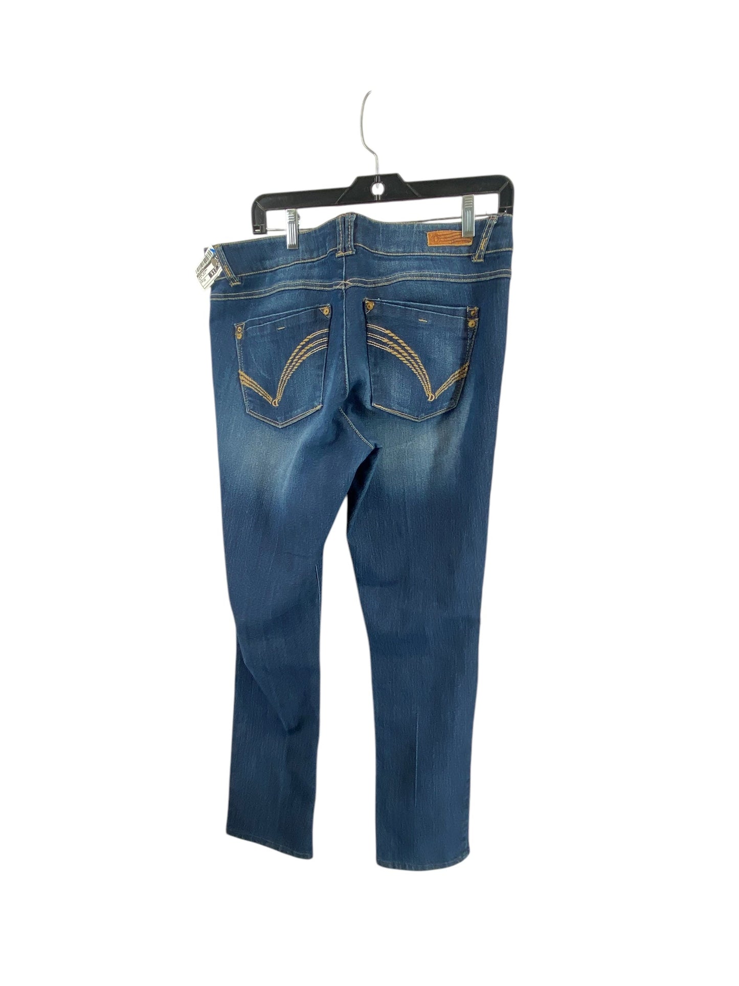 Jeans Skinny By Democracy In Blue Denim, Size: 14