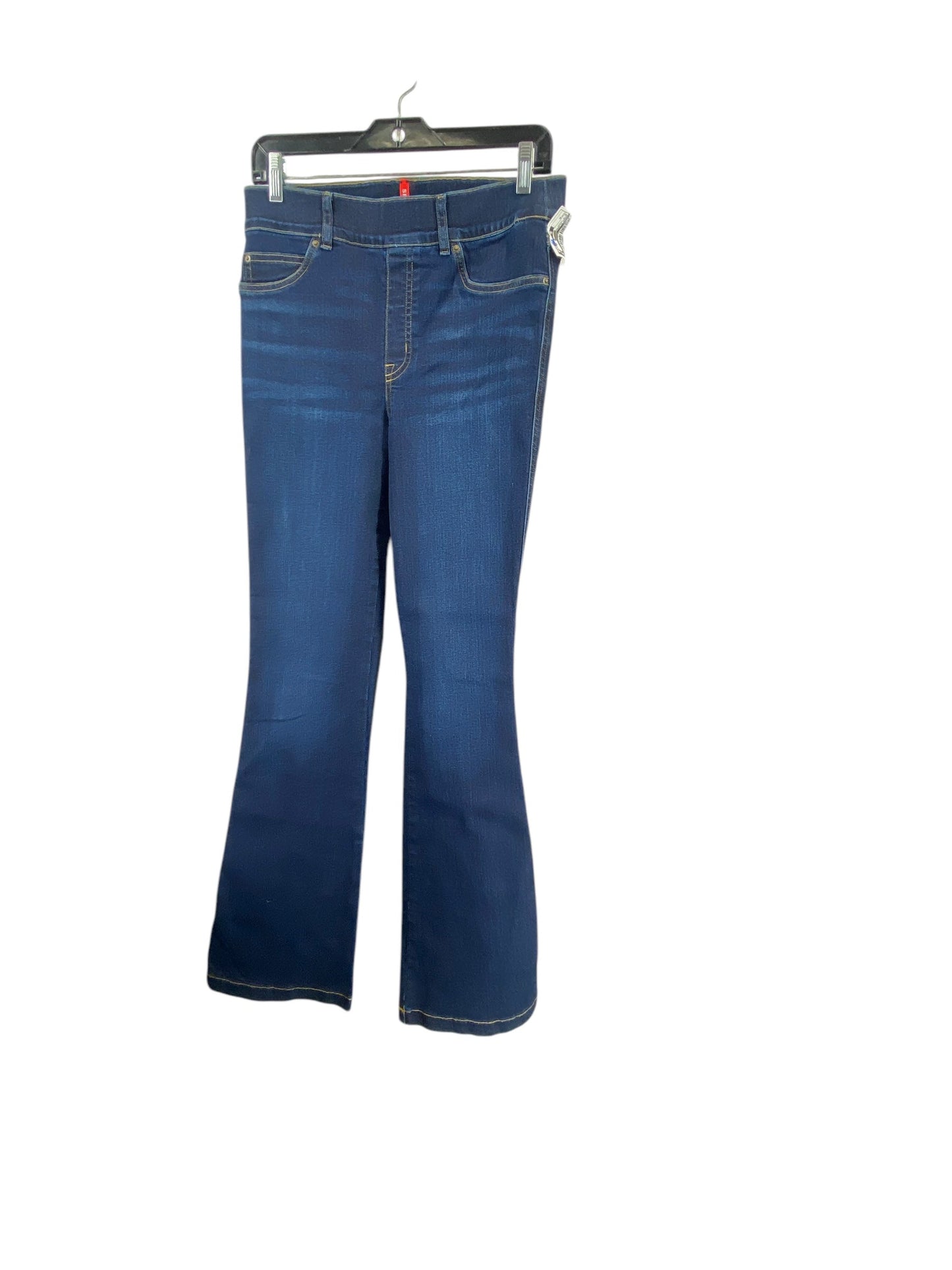 Jeans Flared By Spanx In Blue Denim, Size: M