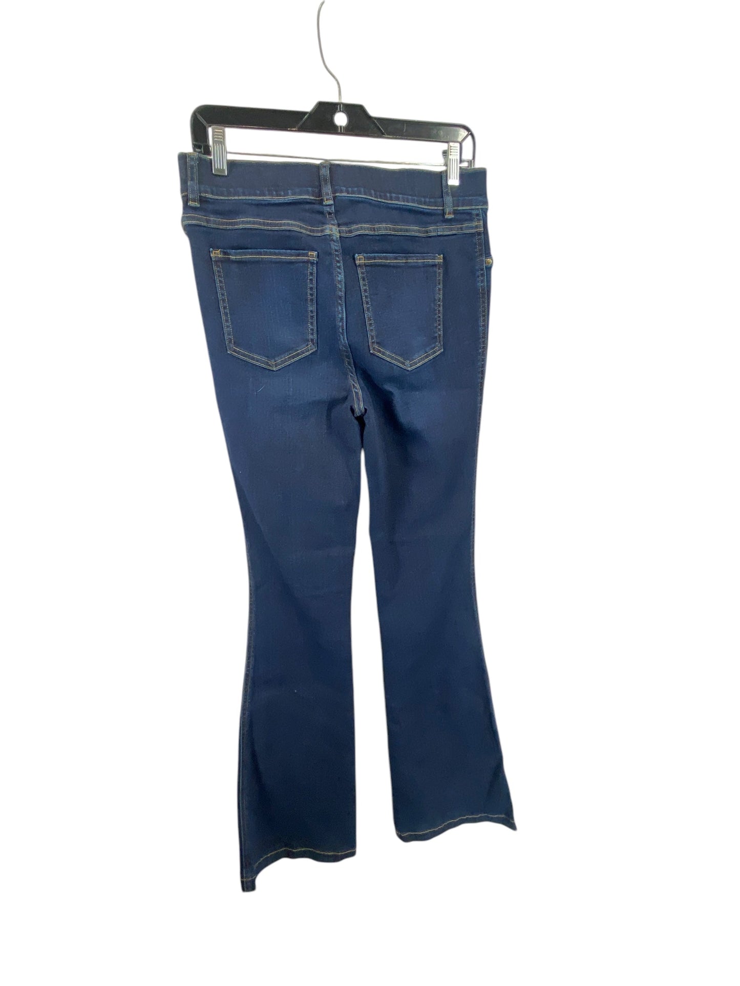 Jeans Flared By Spanx In Blue Denim, Size: M