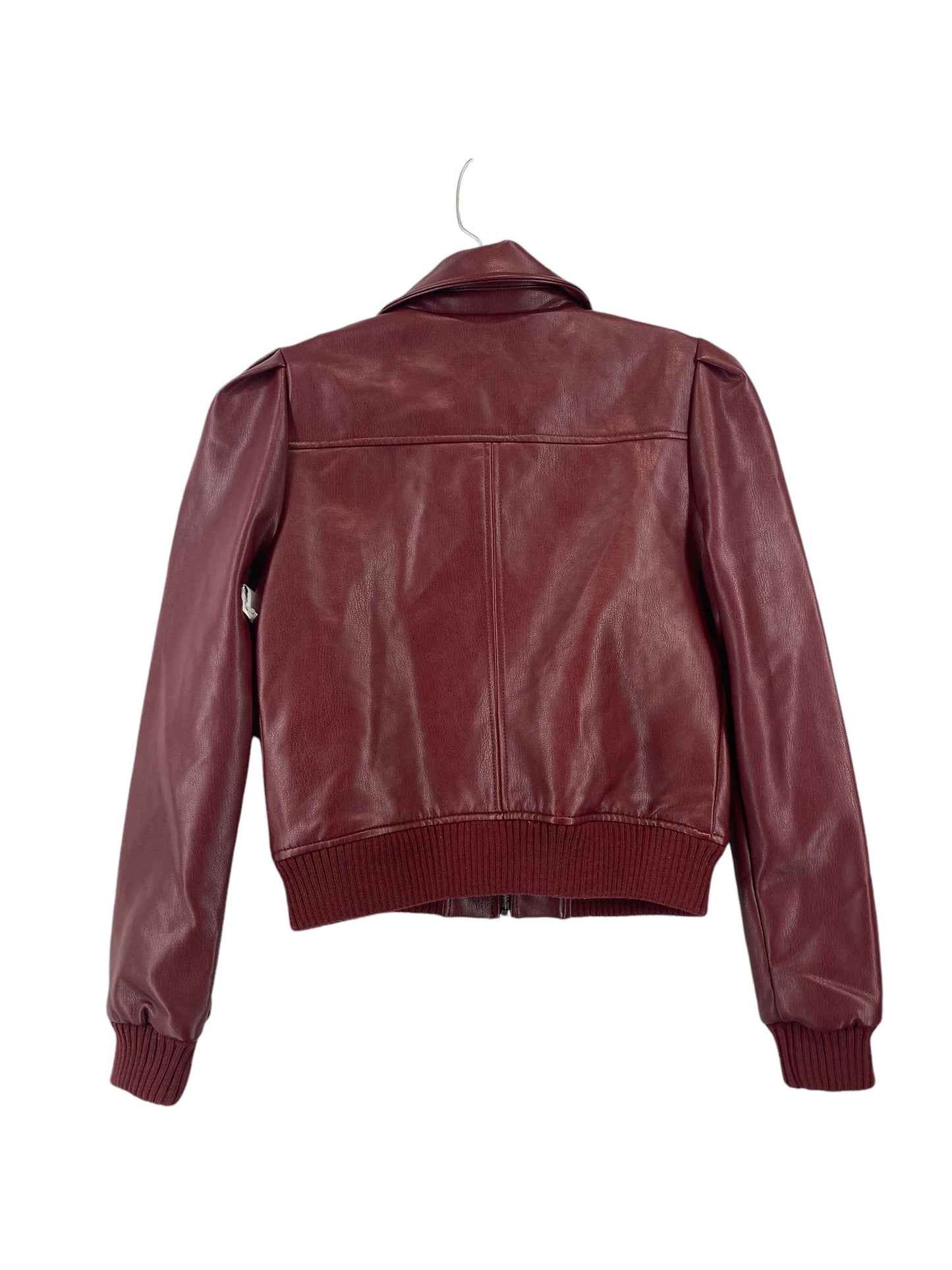 Jacket Leather By Bb Dakota In Red, Size: Xs