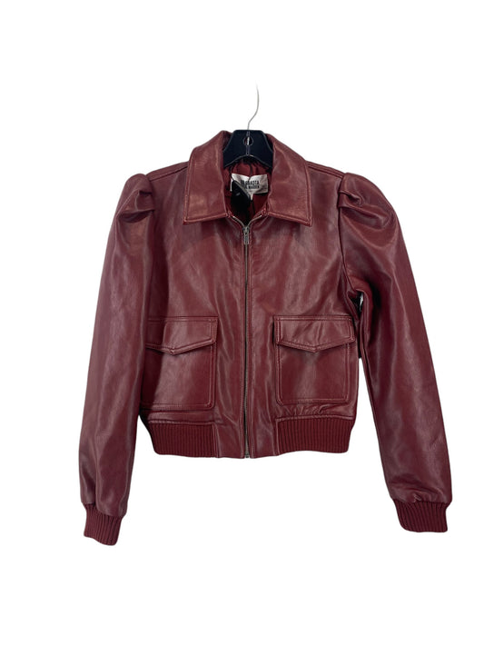 Jacket Leather By Bb Dakota In Red, Size: Xs