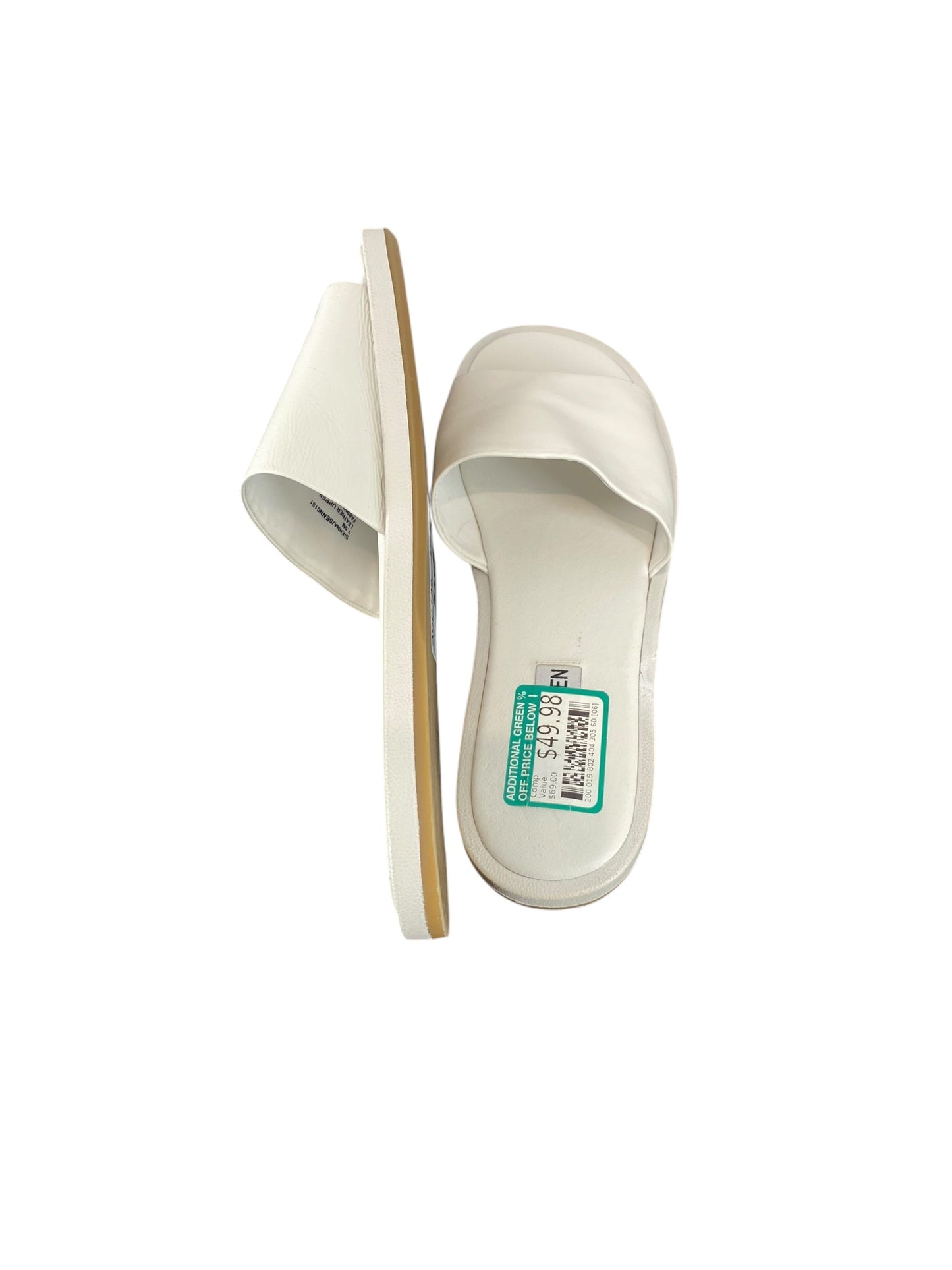 Sandals Flats By Steve Madden In White, Size: 7.5