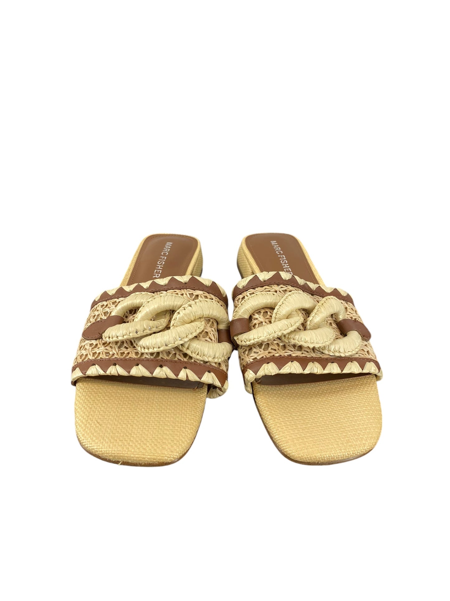 Sandals Flats By Marc Fisher In Brown, Size: 6.5