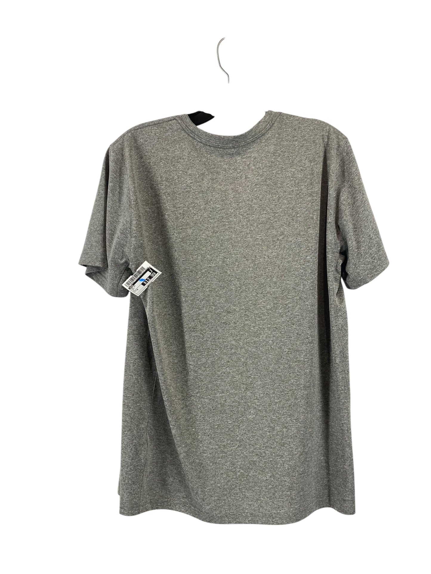 Top Short Sleeve By Nike In Grey, Size: M