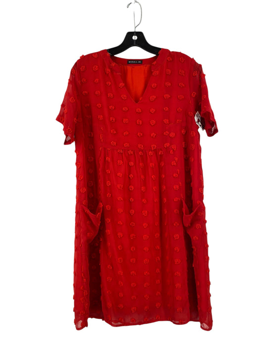 Dress Casual Short By Clothes Mentor In Red, Size: M