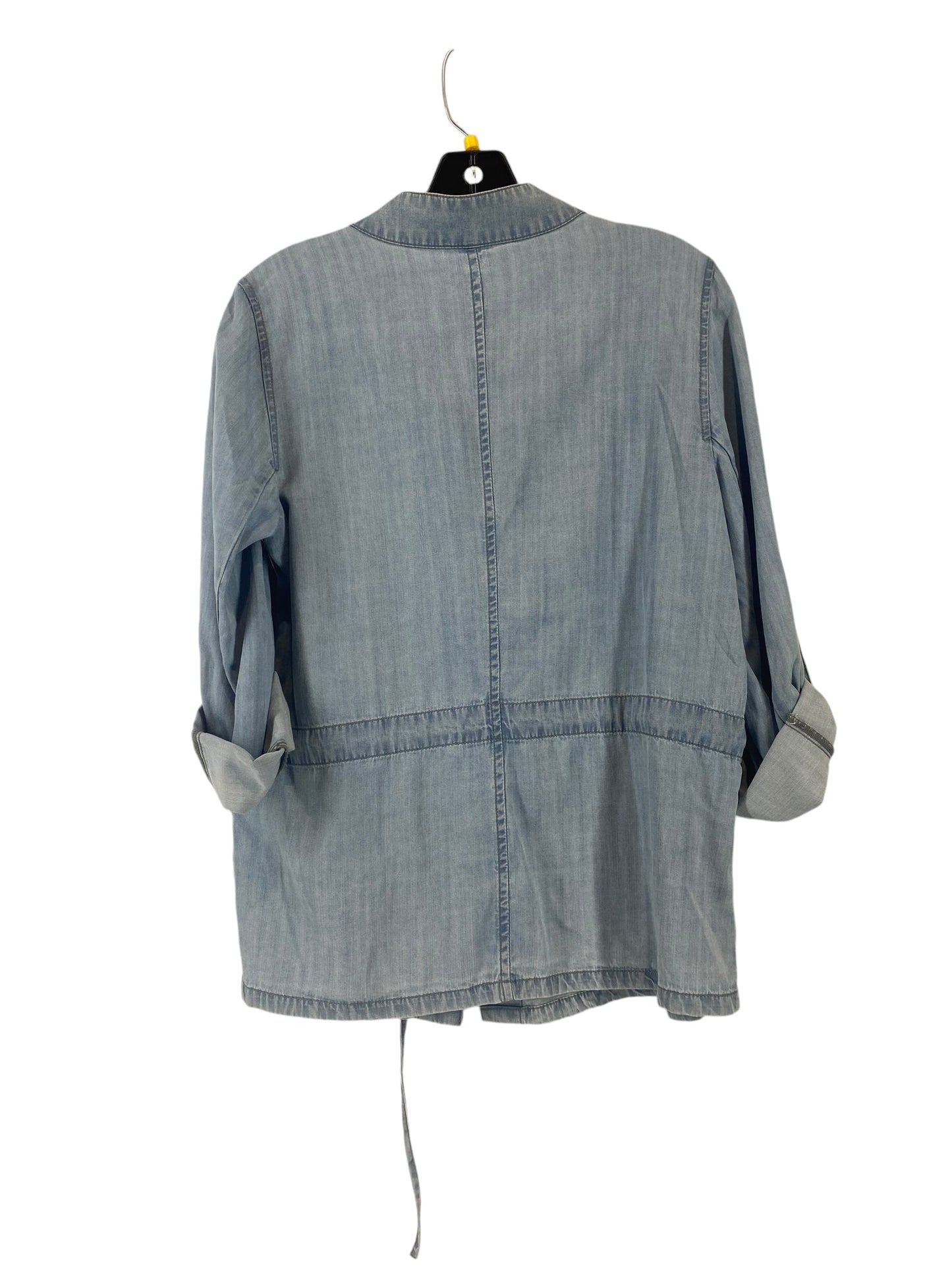 Top Long Sleeve By Chicos In Blue Denim, Size: 0