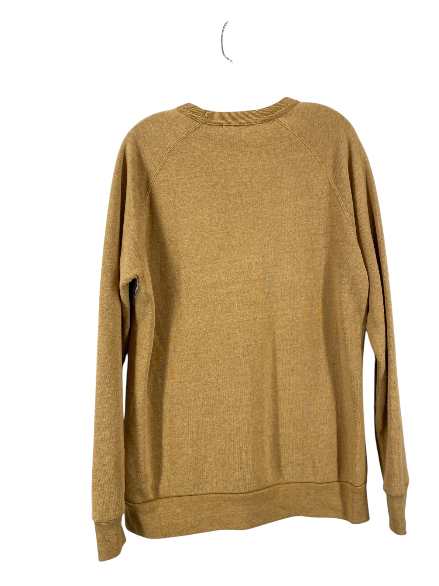 Sweatshirt Crewneck By Clothes Mentor In Yellow, Size: L