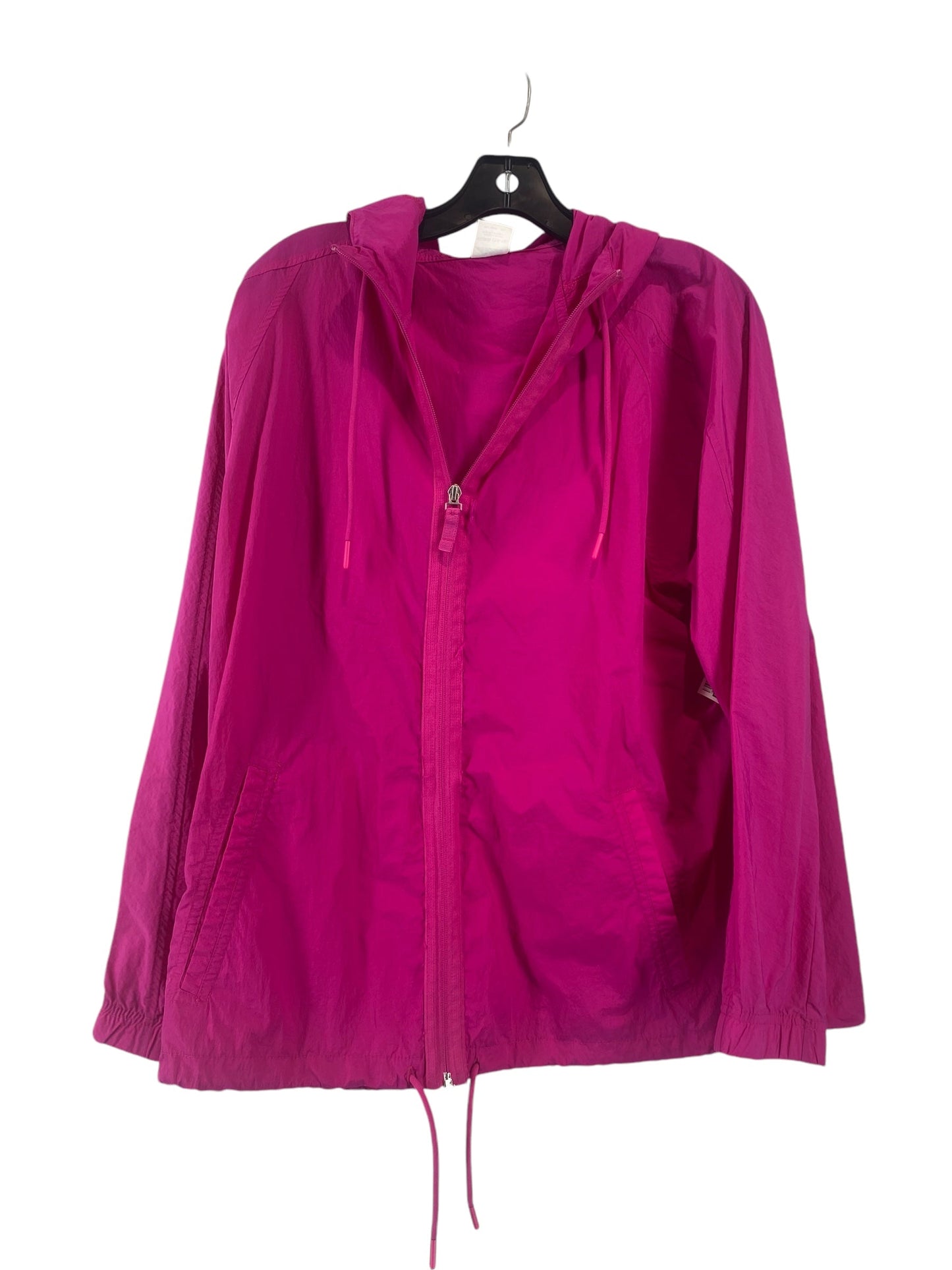 Jacket Windbreaker By Avia In Pink, Size: Xl