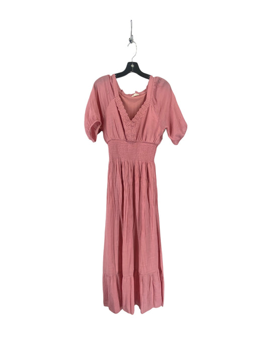 Dress Casual Maxi By Clothes Mentor In Pink, Size: L