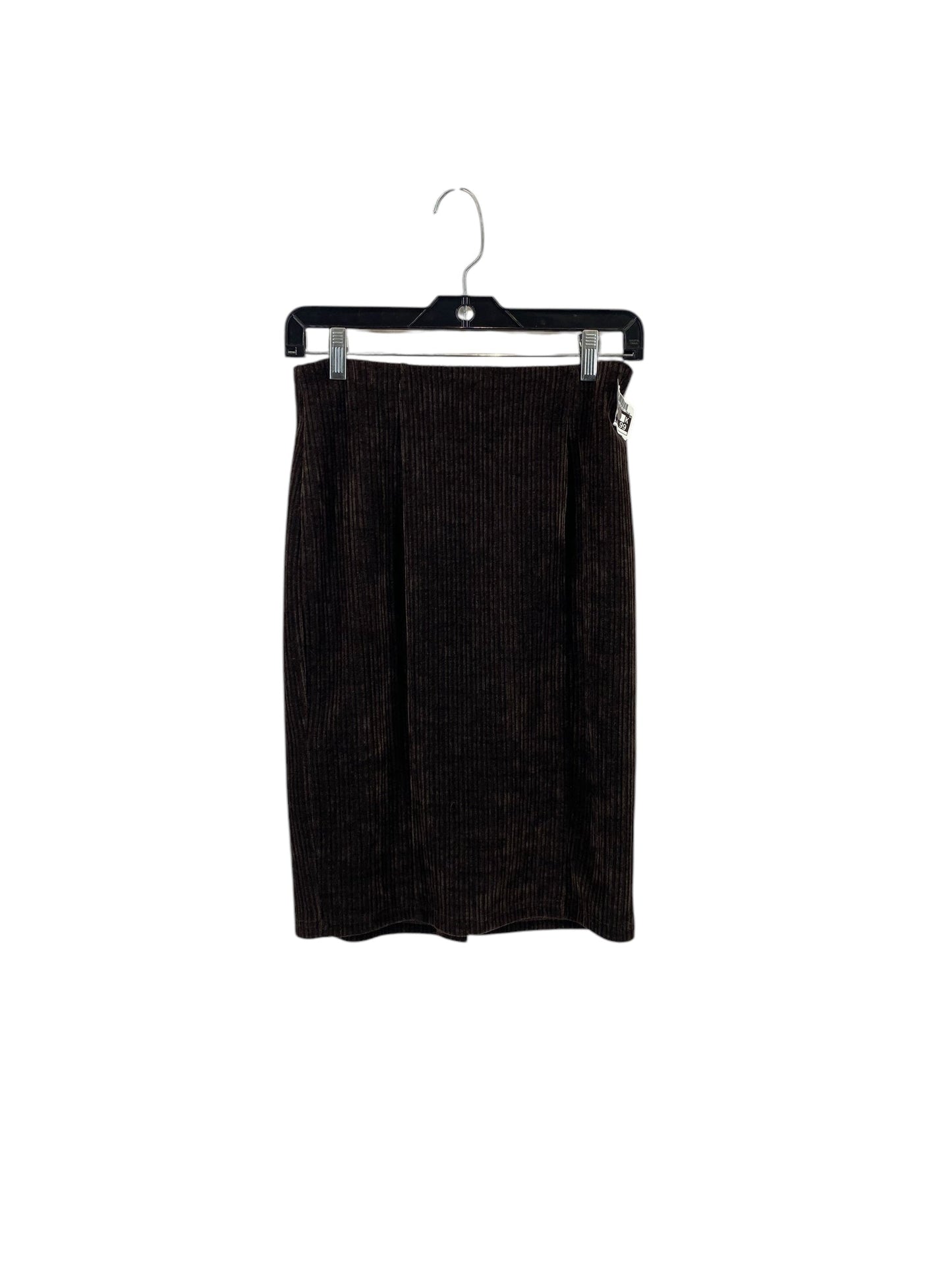 Skirt Midi By Clothes Mentor In Brown, Size: S