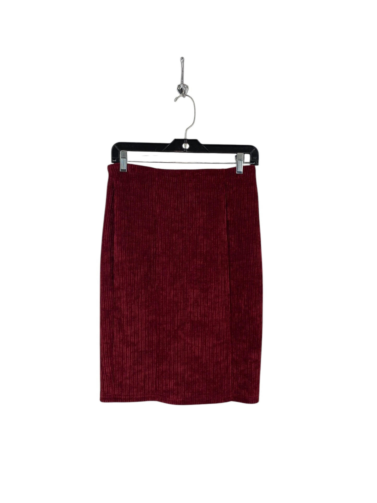 Skirt Midi By Clothes Mentor In Red, Size: S