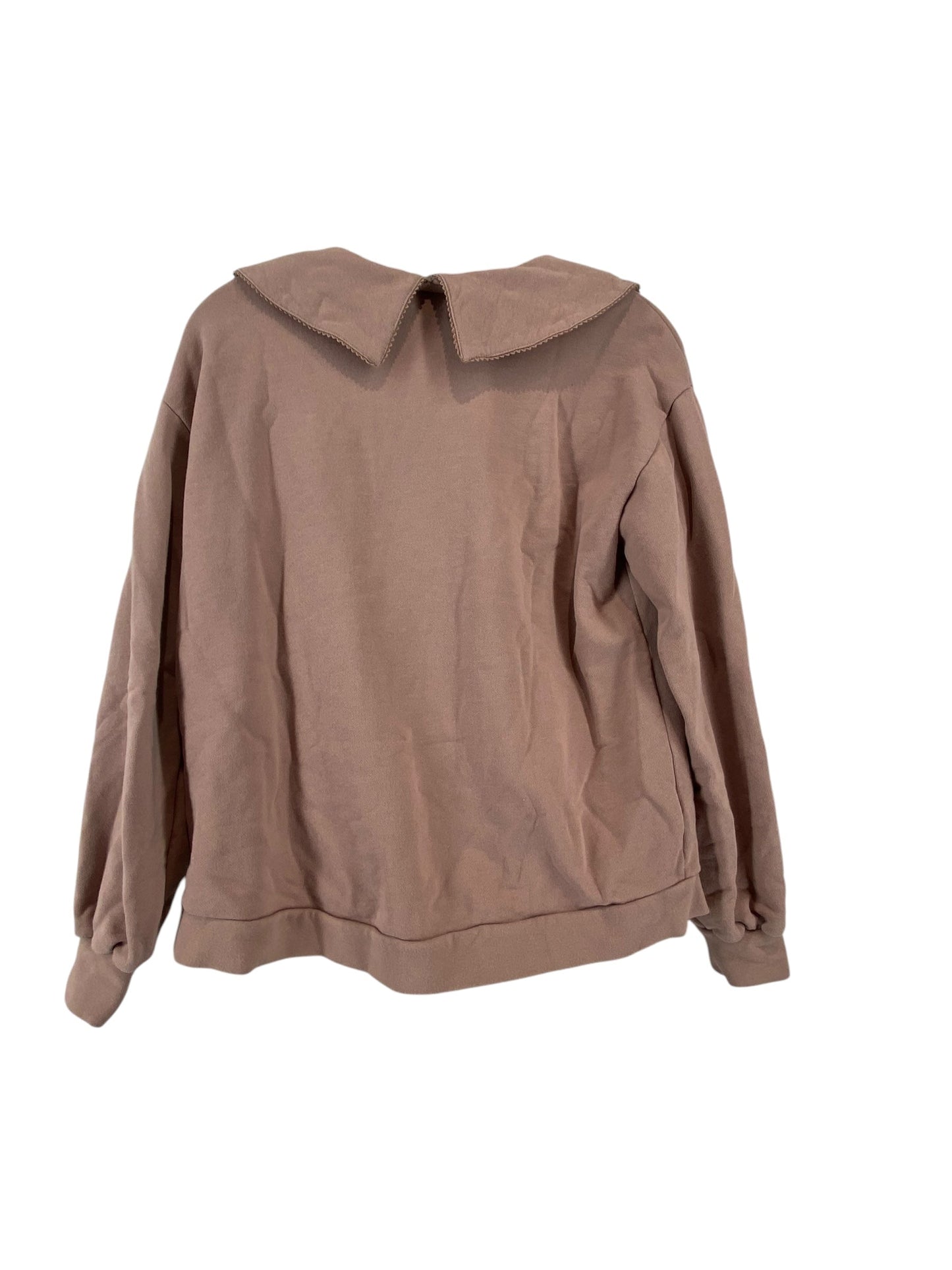 Sweatshirt Collar By Madewell In Mauve, Size: Xs