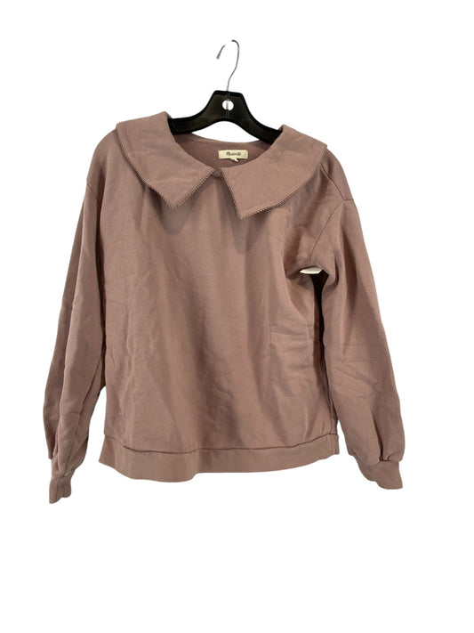 Sweatshirt Collar By Madewell In Mauve, Size: Xs