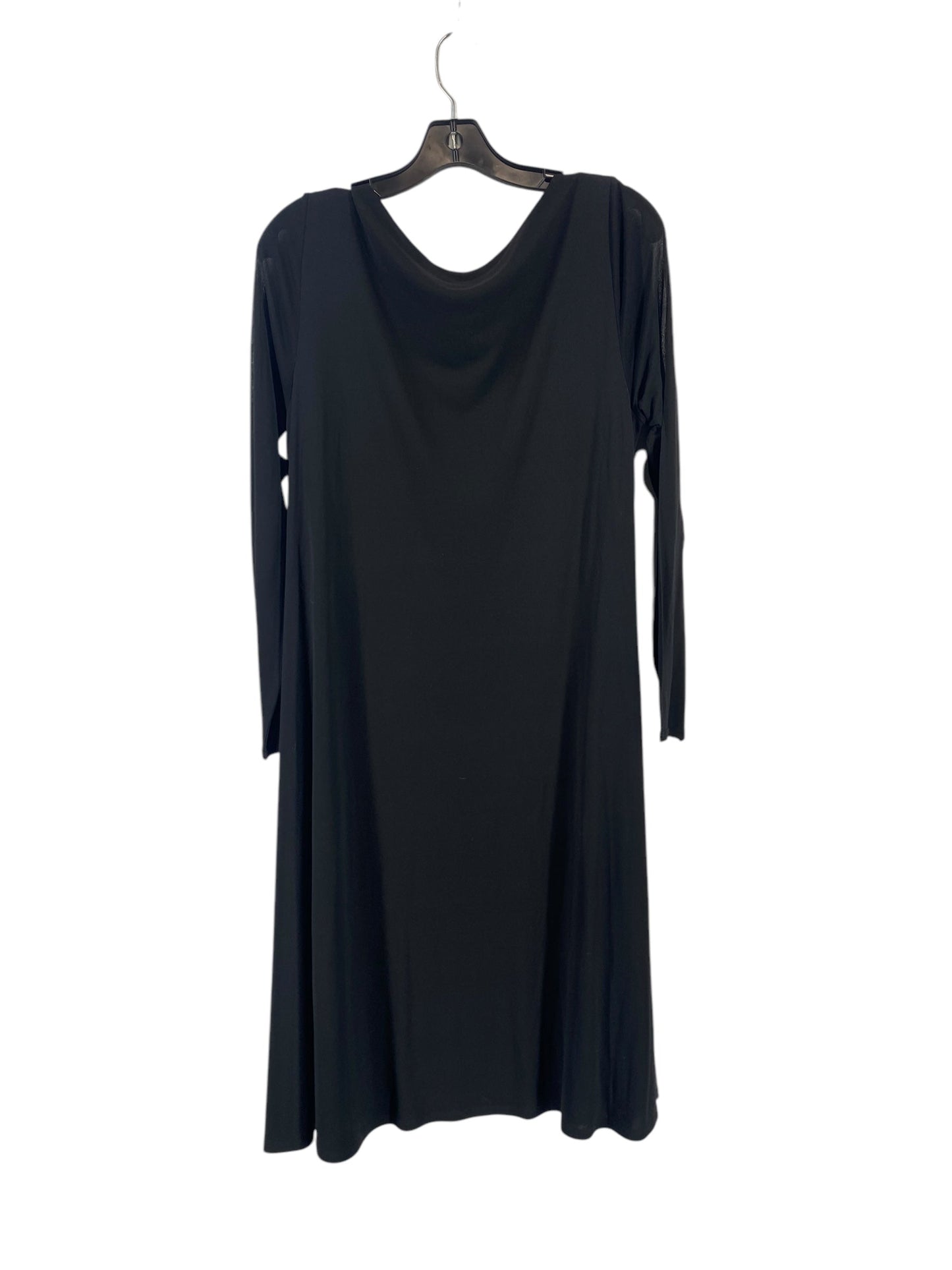 Dress Casual Midi By Eileen Fisher In Black, Size: L