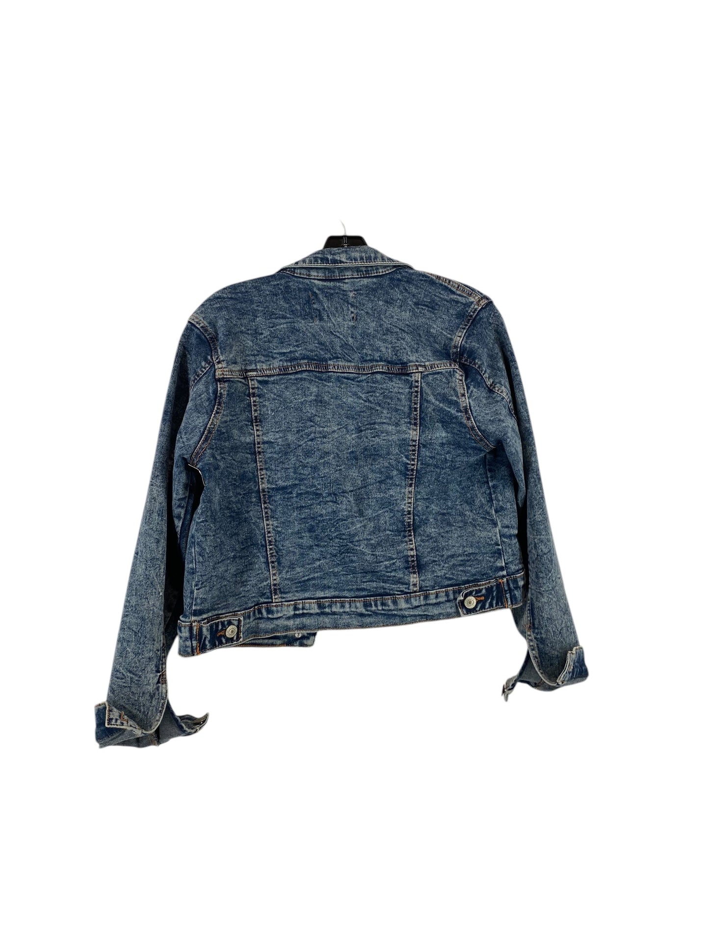 Jacket Denim By Clothes Mentor In Blue Denim, Size: M