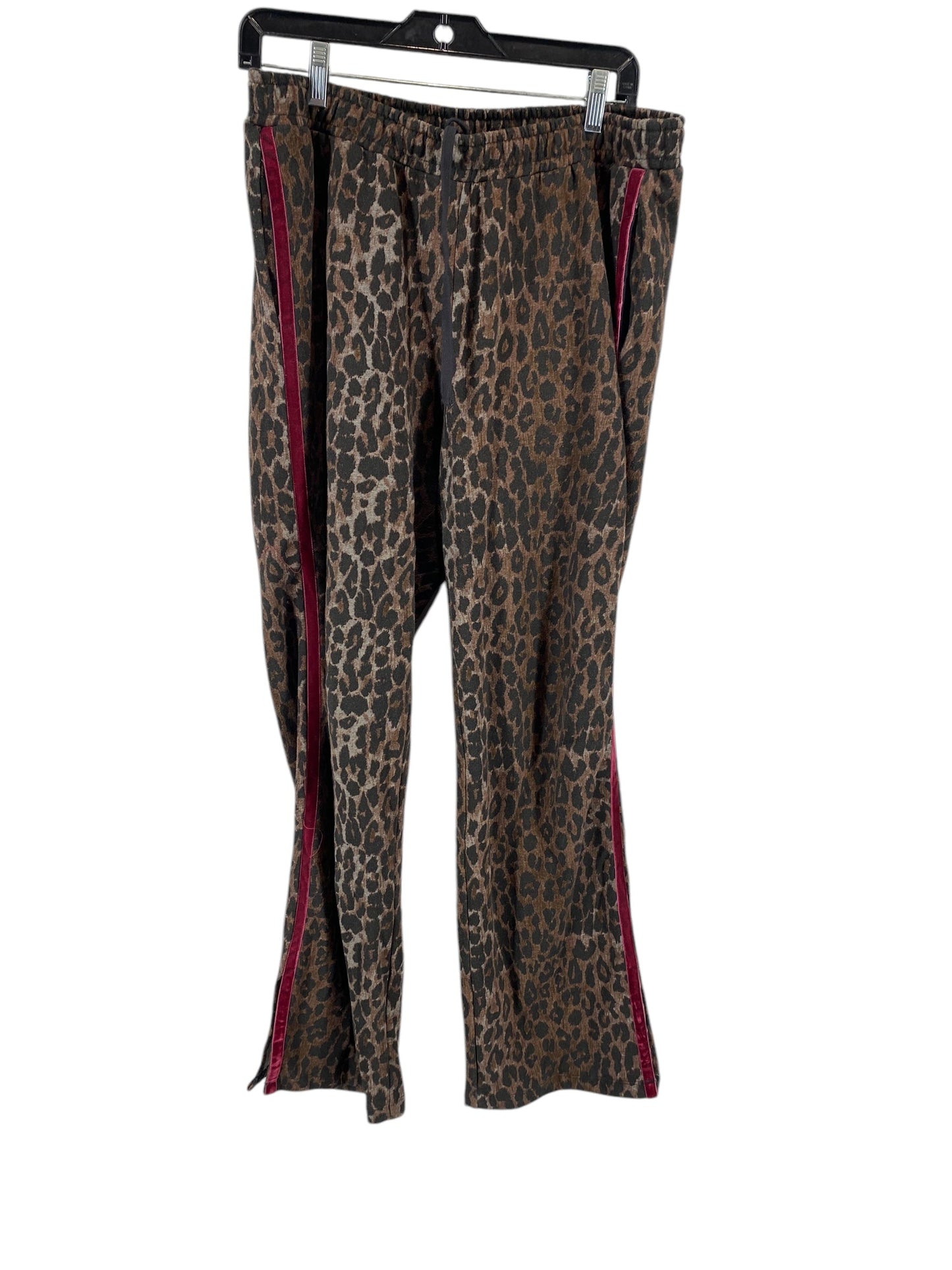 Pants Set 2pc By Johnny Was In Animal Print, Size: L