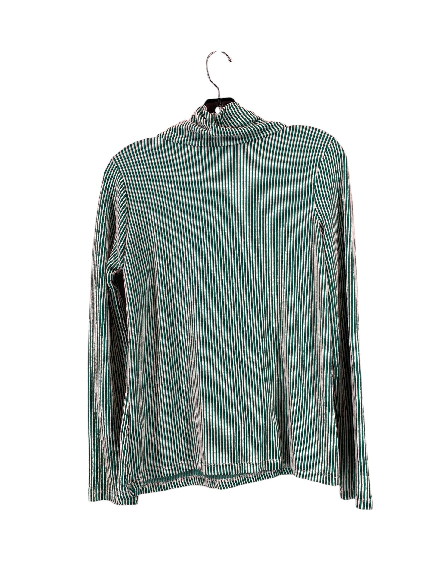 Top Long Sleeve By Zenana Outfitters In Green, Size: L