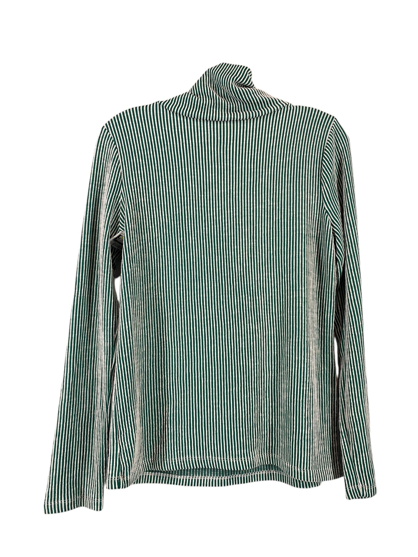 Top Long Sleeve By Zenana Outfitters In Green, Size: L