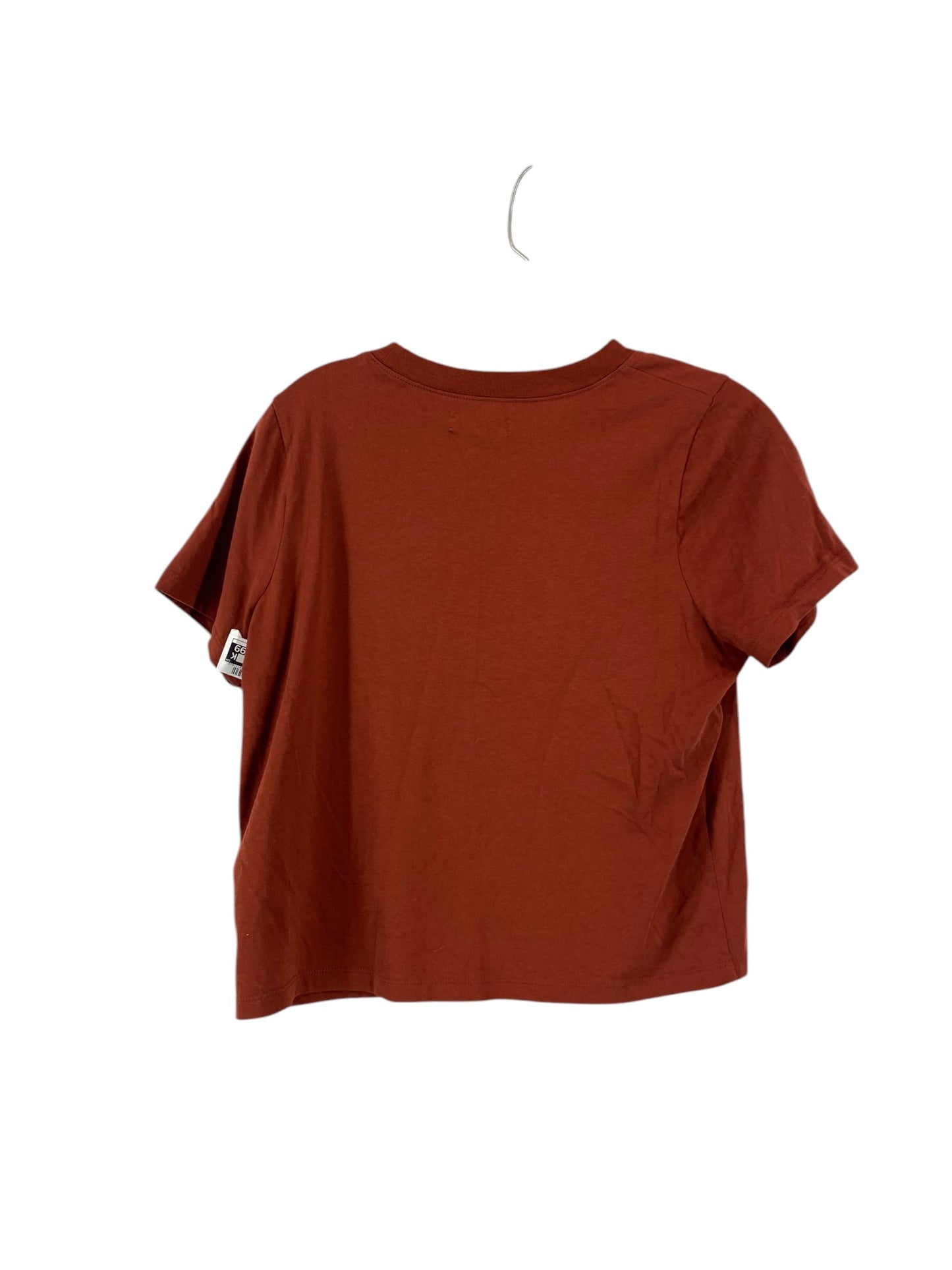 Top Short Sleeve By Madewell In Brown, Size: Xs