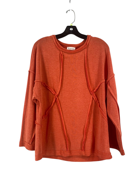 Top Long Sleeve By Clothes Mentor In Orange, Size: S