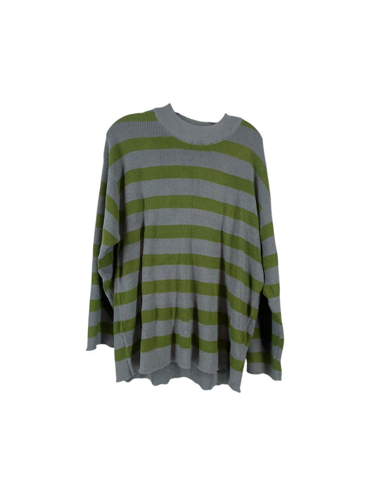 Sweater 2pc By Clothes Mentor In Green & Grey, Size: S