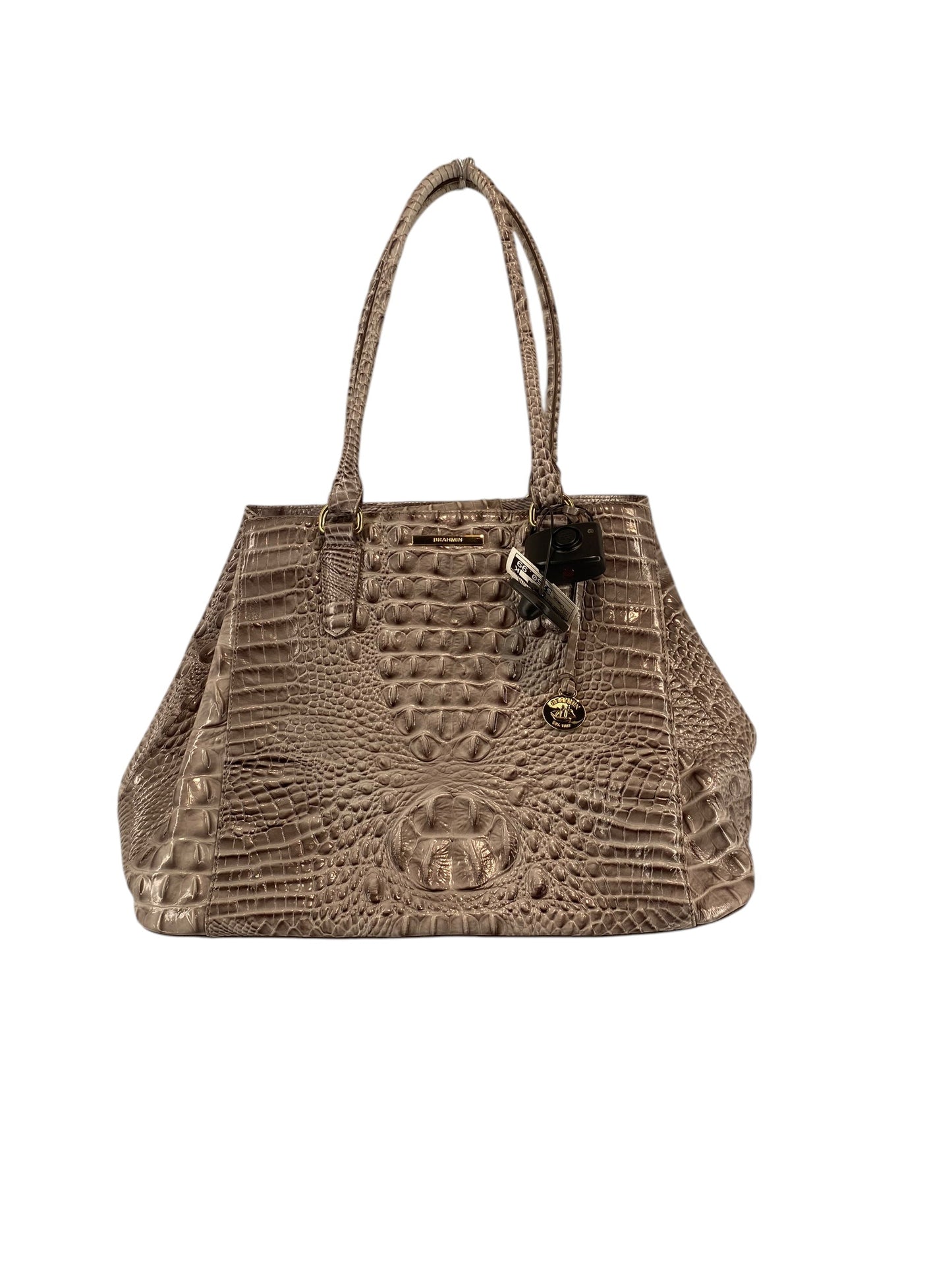 Handbag Designer By Brahmin, Size: Large