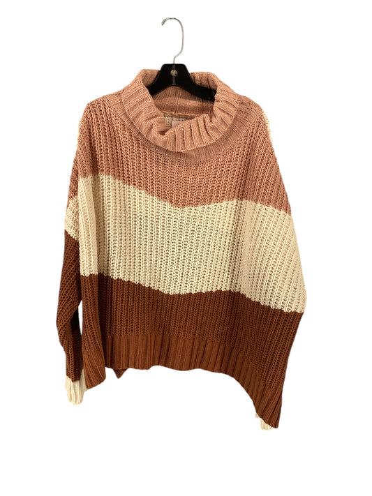 Sweater By Pink Lily In Striped Pattern, Size: M