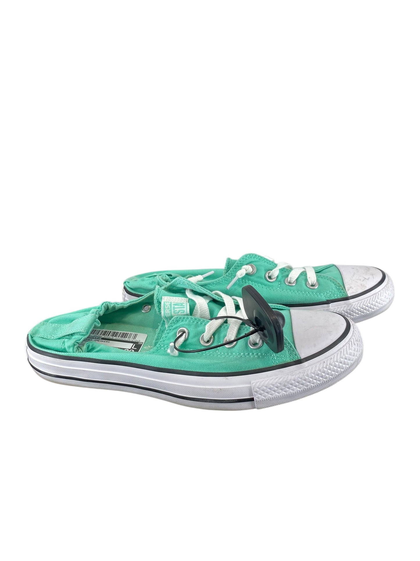 Shoes Sneakers By Converse In Green, Size: 9