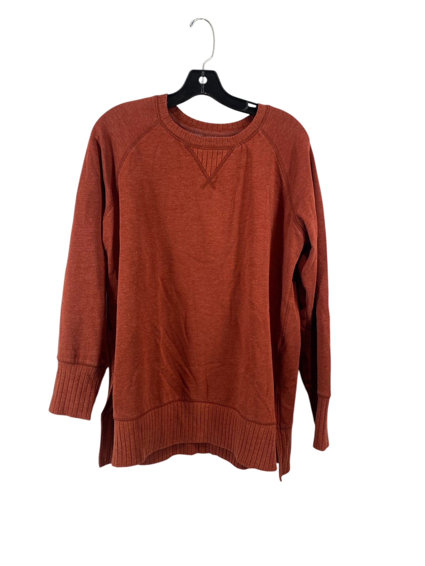 Sweatshirt Crewneck By Maurices In Orange, Size: M