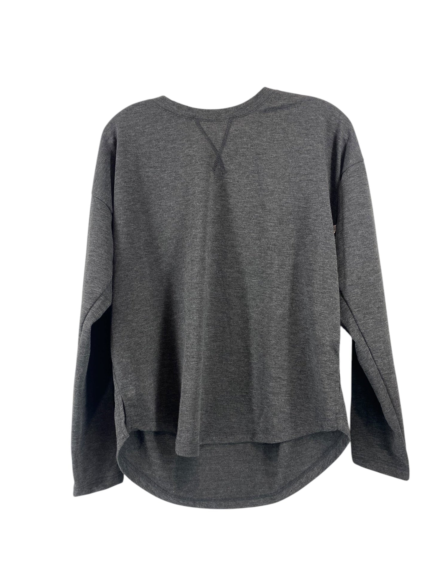 Top Long Sleeve By Maurices In Grey, Size: M