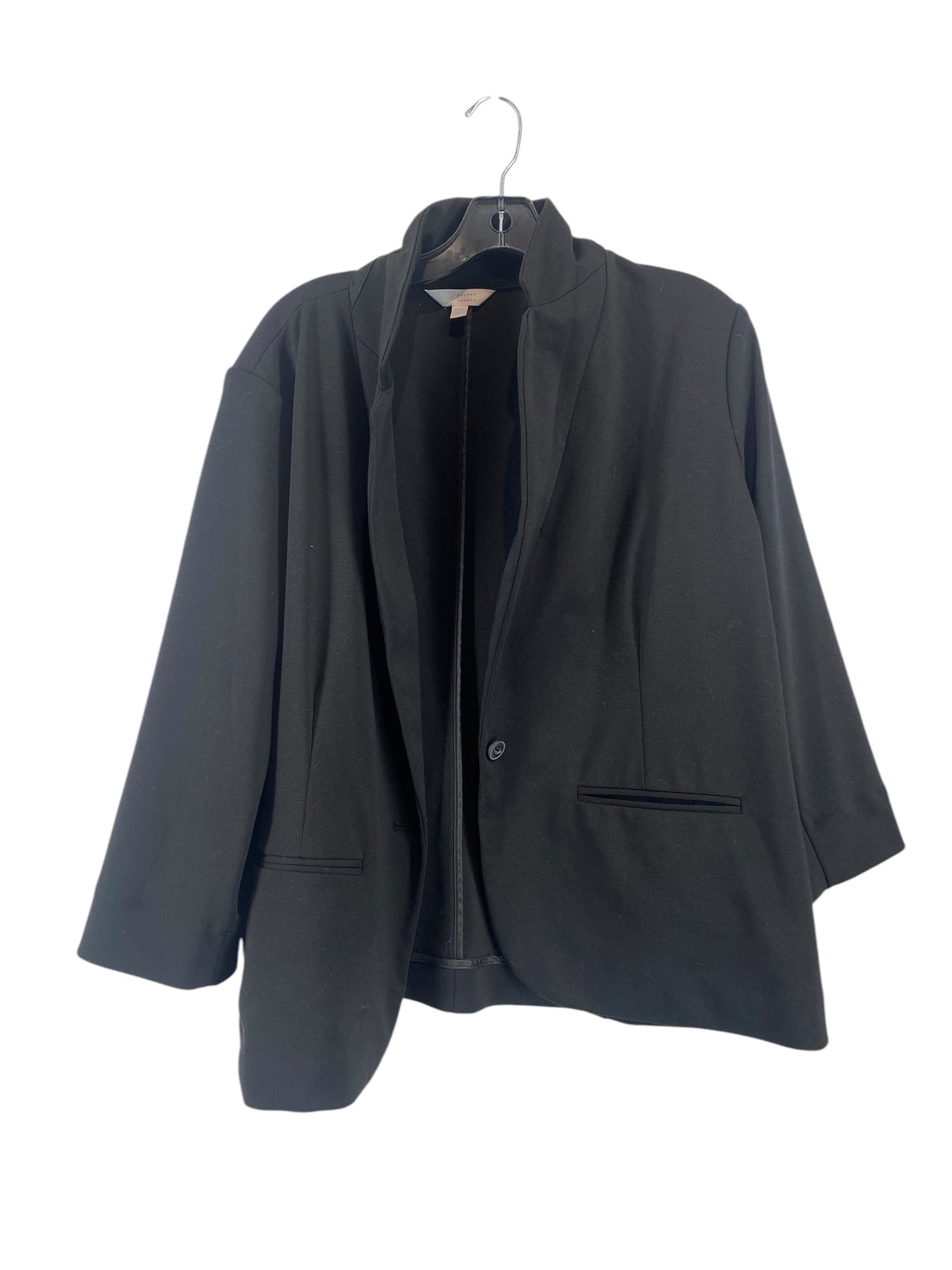 Blazer By Lc Lauren Conrad In Black, Size: Xxl