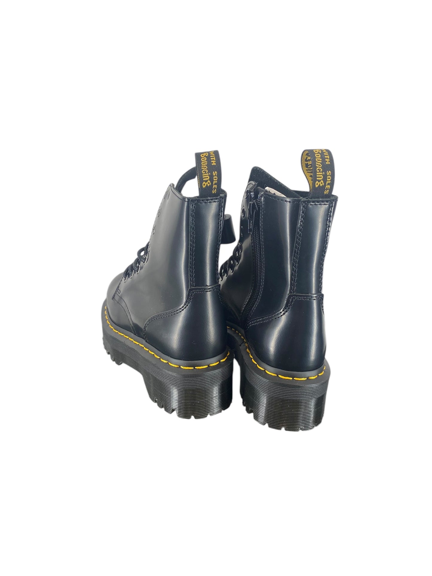 Boots Ankle Heels By Dr Martens In Black, Size: 5